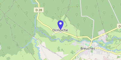 Carte OpenStreetMap — 1 place de la Mairie, Ormoiche