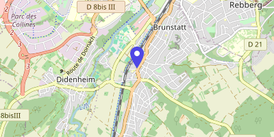 Carte OpenStreetMap — 388 avenue d'Altkirch, Brunstatt-Didenheim