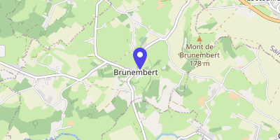 Carte OpenStreetMap — 12 place Servois, Brunembert