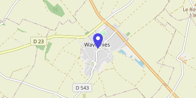 Carte OpenStreetMap — 1 rue de la Hercherie, Wavignies