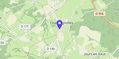 Carte OpenStreetMap — 25 Grande rue, Champignolles