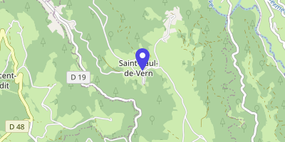 Carte OpenStreetMap — 2631 route de Saint-Céré, Saint-Paul-de-Vern