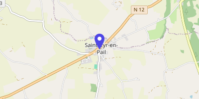 Carte OpenStreetMap — 16 place de l'Église, Saint-Cyr-en-Pail