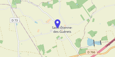 Carte OpenStreetMap — 3 rue de Touraine, Saint-Étienne-des-Guérets