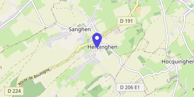 Carte OpenStreetMap — 90 rue Principale, Herbinghen