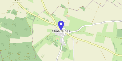 Carte OpenStreetMap — 13 Grande-Rue, Chalvraines