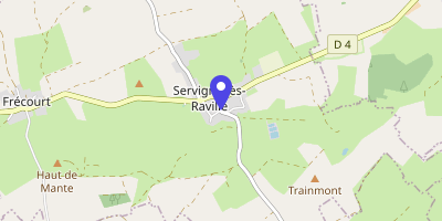 Carte OpenStreetMap — 20 place du Lavoir, Servigny-lès-Raville