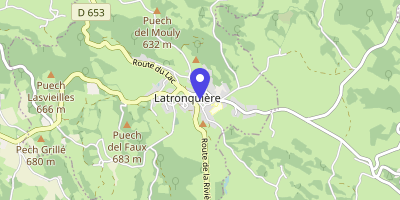 Carte OpenStreetMap — 1 Place du 19-Mars-1962, Latronquière