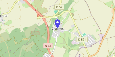 Carte OpenStreetMap — 2 rue de la Mairie, Crusnes