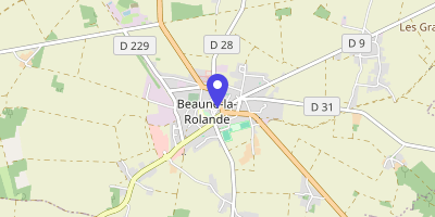 Carte OpenStreetMap — Place de l'Hôtel-de-Ville, Beaune-la-Rolande