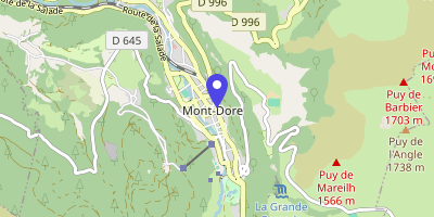 Carte OpenStreetMap — 1 rue Côte-Boissy, Mont-Dore