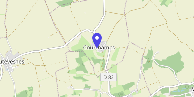 Carte OpenStreetMap — 2 rue de l'Abreuvoir, Courchamps