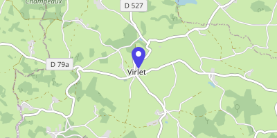 Carte OpenStreetMap — Le Bourg, Virlet