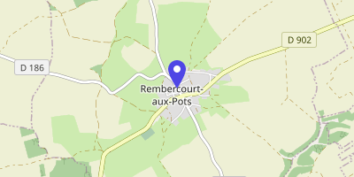 Carte OpenStreetMap — 10 rue Milaville, Rembercourt-Sommaisne