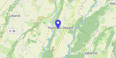 Carte OpenStreetMap — 8 route du Pic-du-Midi, Tournous-Devant