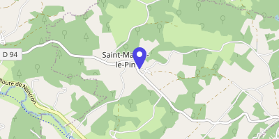 Carte OpenStreetMap — 38 route du Grand-Village, Saint-Martin-le-Pin