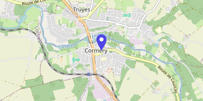 Carte OpenStreetMap — 18 place du Mail, Cormery