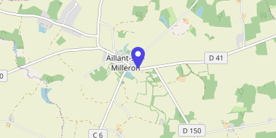 Carte OpenStreetMap — 4 le Bourg, Aillant-sur-Milleron