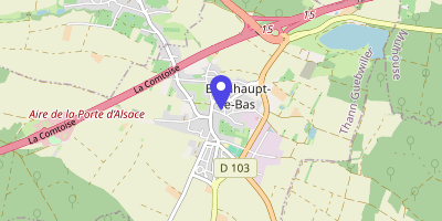 Carte OpenStreetMap — 25 rue Principale, Burnhaupt-le-Bas