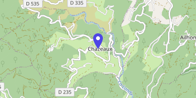 Carte OpenStreetMap — 55 rue de la Mairie, Chazeaux