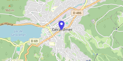 Carte OpenStreetMap — 46 rue Charles-de-Gaulle, Gérardmer