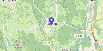 Carte OpenStreetMap — 35 route du Châtelet, Andert-et-Condon