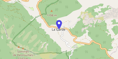 Carte OpenStreetMap — 11 rue de Destourbes, La Garde