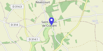 Carte OpenStreetMap — 2, rue des Marnières, Saint-Lubin-de-Cravant