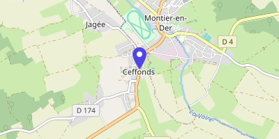 Carte OpenStreetMap — Rue Jacques-d'Arc, Ceffonds
