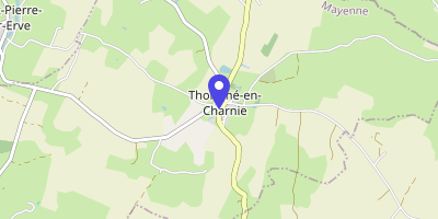 Carte OpenStreetMap — 1 rue de la Charnie, Thorigné-en-Charnie