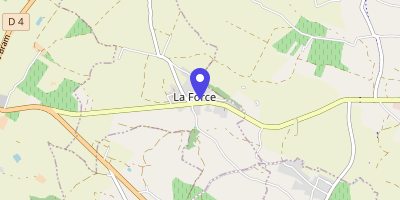 Carte OpenStreetMap — 2 rue de l'École, La Force