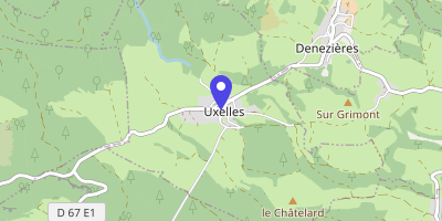 Carte OpenStreetMap — 2 vie du Rhonnay, Uxelles