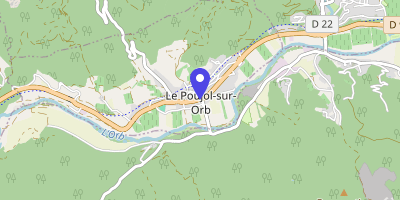 Carte OpenStreetMap — Place de l'Imbaïsse, Le Poujol-sur-Orb