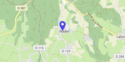 Carte OpenStreetMap — 2 rue Charles Auguste De Morny, Nades