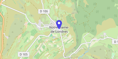 Carte OpenStreetMap — 40 avenue du Pic-Saint-Loup, Notre-Dame-de-Londres