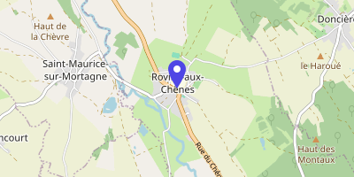 Carte OpenStreetMap — 5 rue du Chêne, Roville-aux-Chênes