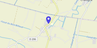 Carte OpenStreetMap — 3 route de Fontenay-le-Comte, Saint-Cyr-du-Doret