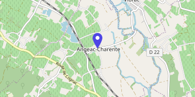 Carte OpenStreetMap — 2 place des Tilleuls, Angeac-Charente