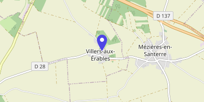 Carte OpenStreetMap — 8 rue du Château, Villers-aux-Érables