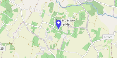 Carte OpenStreetMap — 1 route de la Mairie, Lagarde-sur-le-Né