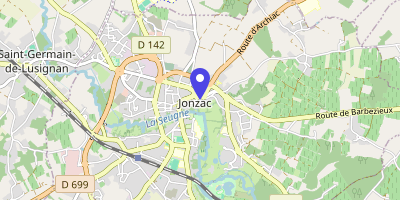Carte OpenStreetMap — 3 rue du Château, Jonzac