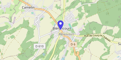 Carte OpenStreetMap — Place de l'Hôtel-de-Ville, Blérancourt