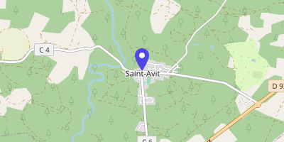 Carte OpenStreetMap — 17 avenue de Jouliou, Saint-Avit