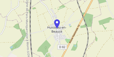 Carte OpenStreetMap — 4 avenue de la Haute-Voie, Huisseau-en-Beauce