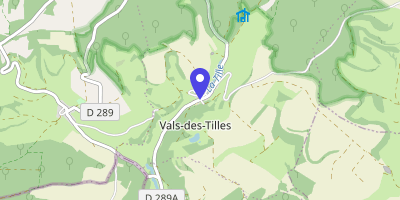 Carte OpenStreetMap — 17 rue des Provenchères, Vals-des-Tilles
