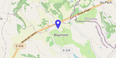 Carte OpenStreetMap — 29 place de la Mairie, Blaymont