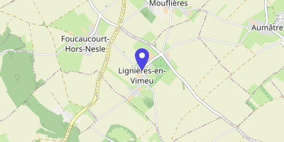 Carte OpenStreetMap — 6 la Place, Lignières-en-Vimeu