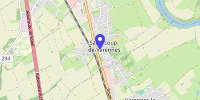 Carte OpenStreetMap — 3 avenue de l'Église, Saint-Loup-de-Varennes