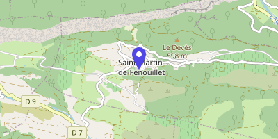 Carte OpenStreetMap — 10 rue de la Mairie, Saint-Martin-de-Fenouillet