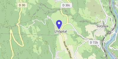 Carte OpenStreetMap — 115 rue de la Mairie, Surjoux-Lhopital